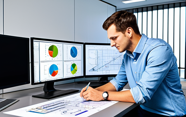 건축전기설비기사 실기 시험 난이도 평가 - Electrical Design Scenario**
"A fully clothed electrical engineer, wearing appropriate attire, revi...
